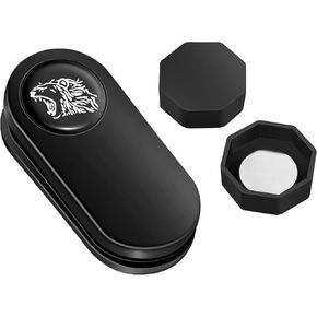 Magnetic Chalk Holder Octagon, Portable Pool Cue Chalk Holder with Fixed Clip, Silent Billiard Chalk Holder Pool Snooker Billiards Accessories in Kuwait