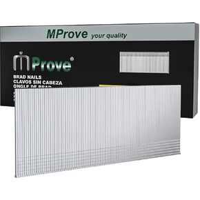 Mprove 18 Gauge Galvanized Brad Nails, 2000 Pack Universal Brad Nails for Pneumatic, Electric Brad Nailer (3/4 Inch) in Kuwait
