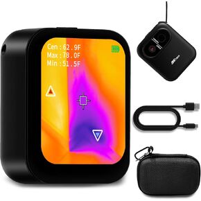 كاميرا تصوير حراري صغيرة لفحص المنزل - كاميرا حرارية بدقة 128 × 96 بالأشعة تحت الحمراء لكشف تسرب الجدار والعزل، تصوير حراري صغير للمبتدئين in Kuwait