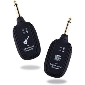 USB A8 Wireless Guitar System Transmitter Receiver for Electric Guitar Bass Violin Accessory in Kuwait