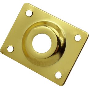 Guitar Rectangular Output Jack Plate Square with Screws for Electric Bass Guitar Accessory in Kuwait