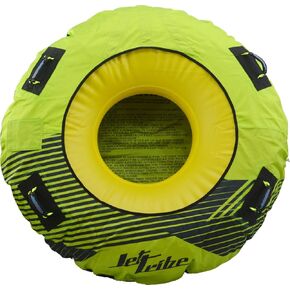 Jettribe Single Rider Inflatable Donut Tube Towable | Designed for Jet Skis or Boats Hyper Green in Kuwait