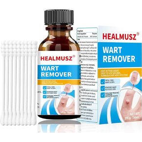 سائل مزيل الثآليل من HEALMUSZ 5% من حمض الساليسيليك يتجمد الثآليل، مزيل الثآليل يتجمد للأعضاء التناسلية، H Wart، شائع، مسطح، الذرة، مسامير القدم، مزيل الثآليل الأخمصية على القدمين، H in Kuwait