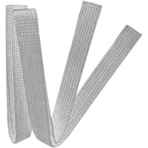 حزام ناعم طويل بطول 8.6 قدم للفنون القتالية والكاراتيه والتايكوندو والجودو (أبيض) in Kuwait