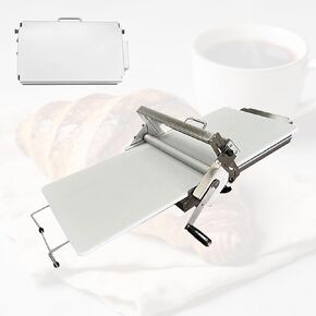Dough Sheeter Machine,Foldable Manual Dough Roller Machine with Adjustable Thickness 0-25mm,Stainless Steel Portable Pastry Roller for Commercial Home Bakery, Puff Pastry & Pizza Dough (40.5"x22.8") in Saudi Arabia