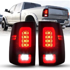 تم ترقية AutoOne لتجميع أضواء ذيل دودج رام ، مجموعة مصباح الذيل تناسب 2002-2006 Dodge RAM Pickup Back Factory OEM Side & Raptenger Side ، بدون لمبات in Kuwait