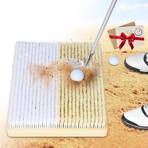 15.7" x 11.8" Golf Bunker Mat - Portable & Sturdy High-Performance Golf Practice Mat for Bunker Shots, Indoor & Outdoor Sand Chipping Mat- Perfect for Beginners, Pros, and Simulator Training in Kuwait