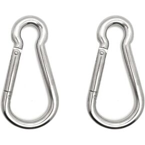 5.5 Inch Spring Snap Hook, 304 Stainless Steel Snap Hook for Quick Link Lock Fastner Hook, 2 Pack in Kuwait