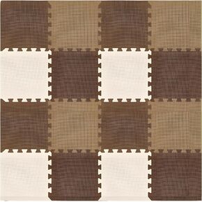 We Sell Mats 3/8" Thick Multipurpose EVA Foam Exercise Floor Mat, 12"x12" Interlocking Kid-Friendly Tiles, Anti-Fatigue for Home, Gym, Playpens, Classrooms in Kuwait