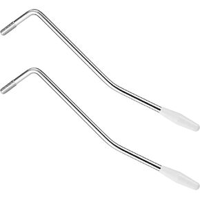 2PCS Thread Tremolo Arm, Whammy Bar, Electric Guitar Tremolo Arm, 5mm and 6mm Thread Whammy Bar with Tip, Metal Single Tremolos System, White in Kuwait