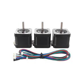 Stepper Motor 39mm 42BYGH 1.5A 45Ncm Nema17 Stepping 4-Lead W/1m Cable & Connector for 3D Printer 1Pcs(5PCS 17HS15-1504S-X1) in Kuwait