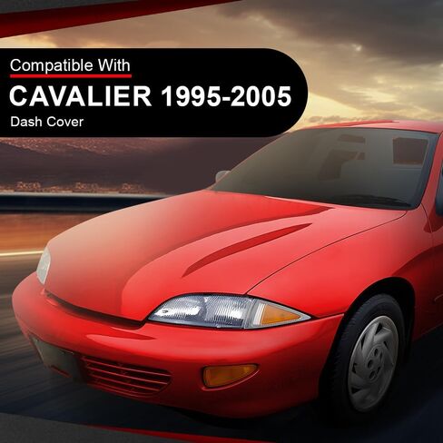 Dashboard Dash Cover Compatible with Chevy Cavalier 1995-2005 Black Plastic in Saudi Arabia