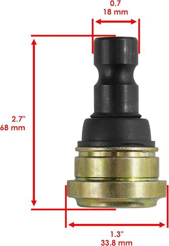 وصلة كروية للتعليق الأمامي كالتريك متوافقة مع Polaris Ranger XP 1000 / Crew XP 1000 2021-2025 7082557 7082892 7082422 الكمية 4 in Kuwait