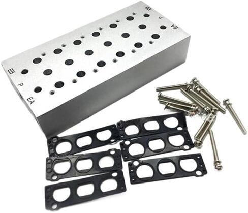 SS5Y3 SS5Y5 SS5Y7 SS5Y9-20-23-01 02 03 04 05 06 07 08 09 10 11 12 13 14 15 16 17 18 19 20 Solenoid valve terminal block SY5000(20 Stations,VV5F3-30) in Saudi Arabia