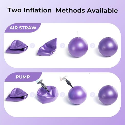 مجموعة بيلاتيس للتدريب المستهدف، معدات بيلاتيس مطورة للنساء مع دائرة سحرية مقاس 14 بوصة، وأشرطة شكل 8، وكرة بيلاتيس وأشرطة لشد القلب والفخذين والأرداف والأذرع في المنزل - يتضمن دليل التمرين in Kuwait