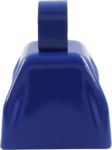 Litoexpe 4 Pack 3 Inch Metal Cowbells Loud Noise Makers Ideal Hand Percussion Cowbells for Football Games, Parties, and Team Spirit(Blue) in Saudi Arabia