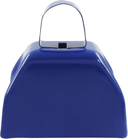 Litoexpe 4 Pack 3 Inch Metal Cowbells Loud Noise Makers Ideal Hand Percussion Cowbells for Football Games, Parties, and Team Spirit(Blue) in Saudi Arabia