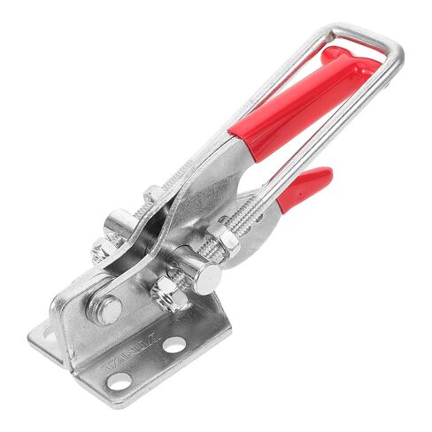 Didiseaon Rubber T-Handle Draw Latch with Elastic Shock Absorption for Car Hood and Toolbox, Stainless Steel Hold-Down Catch Suitable for Vibration Resistance and Industrial Use in Saudi Arabia