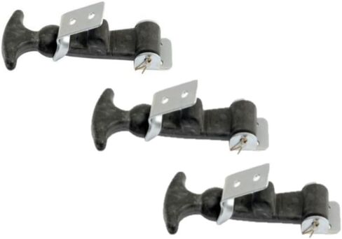Replacement for fits (3) Rubber Hood Hold Down Latch Assy Hardware & T-Handle Grips in Saudi Arabia