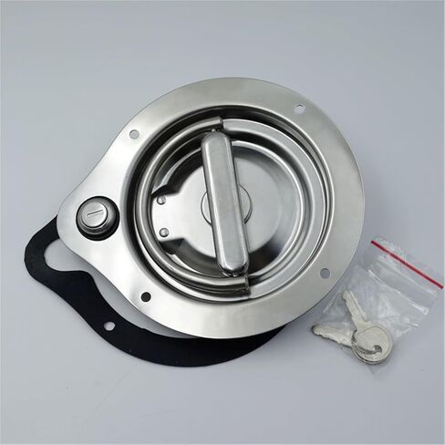 1 قطعة MS200 الفولاذ المقاوم للصدأ فلوش D-حلقة قفل مقبض مع مزلاج حلقة D in Kuwait