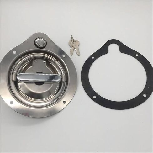 1 قطعة MS200 الفولاذ المقاوم للصدأ فلوش D-حلقة قفل مقبض مع مزلاج حلقة D in Kuwait