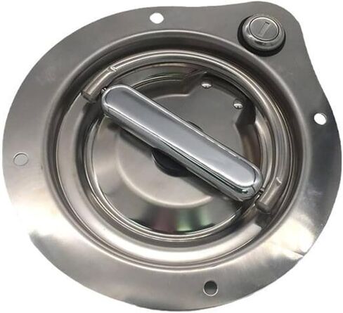 1 قطعة MS200 الفولاذ المقاوم للصدأ فلوش D-حلقة قفل مقبض مع مزلاج حلقة D in Kuwait