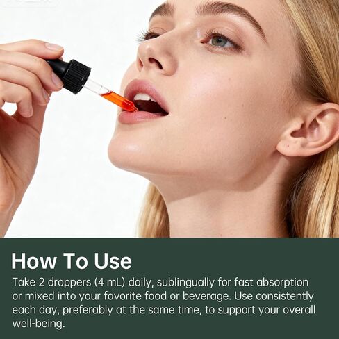 Thyroid Support Liquid Drops,Liquid Formula with Selenium,Zinc,Iodine,L-Tyrosine,Ashwagandha for Hormone Balance, Metabolism,Immune & Energy Support - 4 fl.oz. (120mL) in Kuwait