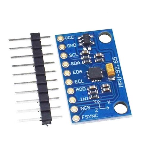 1Pc Blue IIC I2C SPI MPU6500 MPU-6500 6-Axis Gyroscope Accelerometer Sensor Module Replace MPU6050 with Pins GY-6500,Acceleration Sensors Industrial and Scientific in Saudi Arabia