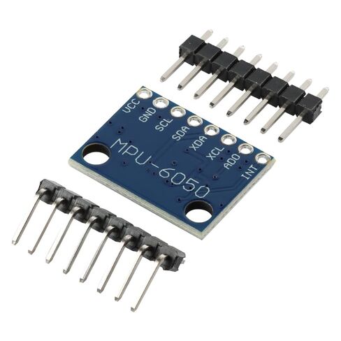 قطعتان MPU-6050 6DOF 16-bit I²C Gyro+Accel ±2000°/sec ±16g -40°C إلى +85°C STM32 متوافق مع Arduino LabVIEW in Kuwait