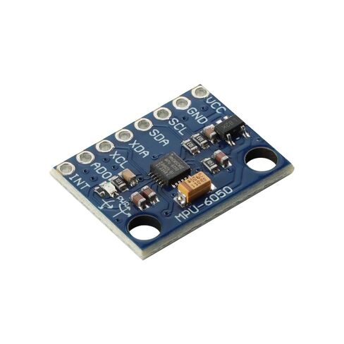 قطعتان MPU-6050 6DOF 16-bit I²C Gyro+Accel ±2000°/sec ±16g -40°C إلى +85°C STM32 متوافق مع Arduino LabVIEW in Kuwait