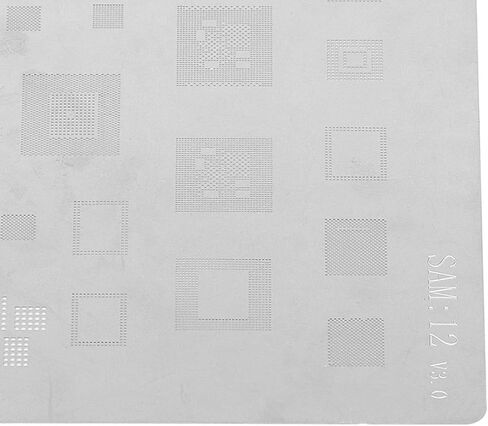 aqxreight BGA Reballing Stencil Template Stainless Steel Fast Tinning Speed BGA Rework Net for S20 BR and Fast Net S20 Reballing Stencil TemplateBGA Rework NetBGA in Saudi Arabia