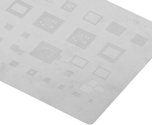 aqxreight BGA Reballing Stencil Template Stainless Steel Fast Tinning Speed BGA Rework Net for S20 BR and Fast Net S20 Reballing Stencil TemplateBGA Rework NetBGA in Saudi Arabia