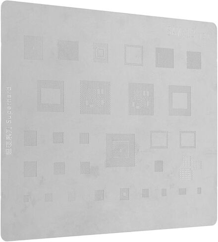 aqxreight BGA Reballing Stencil Template Stainless Steel Fast Tinning Speed BGA Rework Net for S20 BR and Fast Net S20 Reballing Stencil TemplateBGA Rework NetBGA in Saudi Arabia