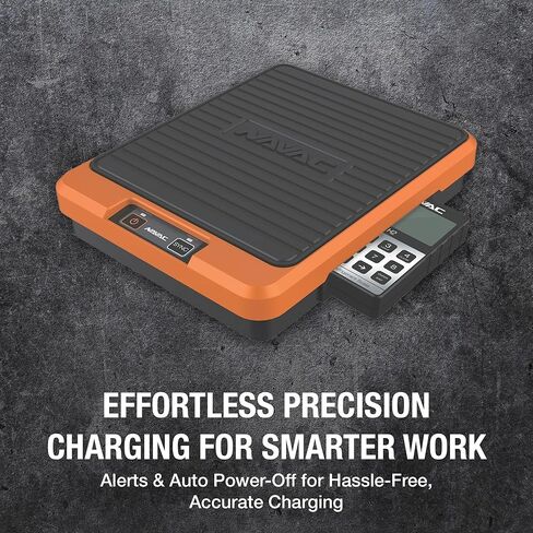 NAVAC NRS2i01 Wireless Refrigerant Scale | Bluetooth Handheld Display | 220 lbs Capacity | Lightweight Magnesium Alloy Weighing Pan | Precise Measurements | 1 Year Warranty in Saudi Arabia
