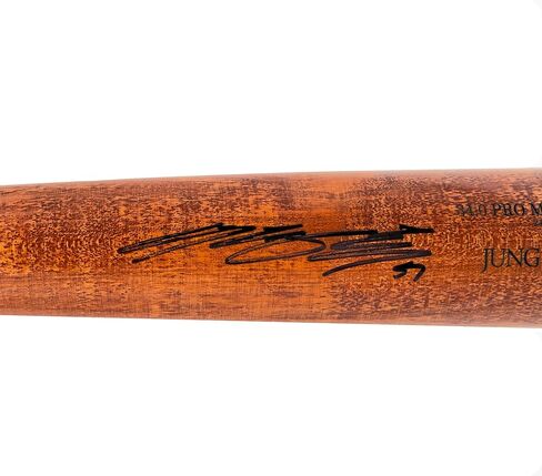 Jung Hoo Lee Autographed Orange & Gray Old Hickory Player Model Baseball Bat Giants Beckett BAS Witness Stock #227303 in Saudi Arabia