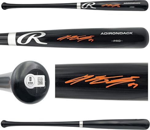 Jung Hoo Lee Autographed Black Rawlings Adirondack Baseball Bat Giants Beckett BAS Witness Stock #227309 in Saudi Arabia