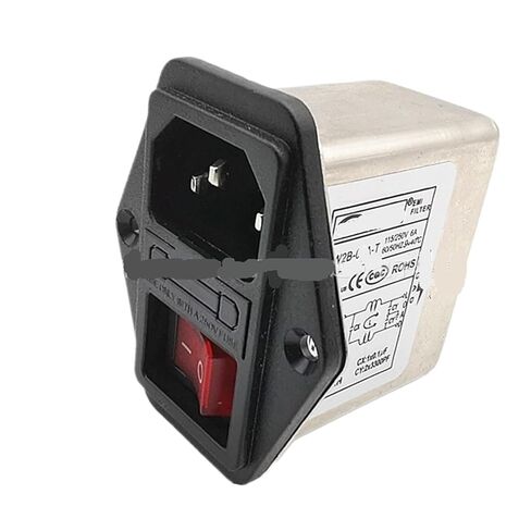 Red Switch with Light Socket Filter CW2B-06A-T CW2C-6A 10A Anti-Interference (Size : CW2B 06A T 6A with Light) in Saudi Arabia