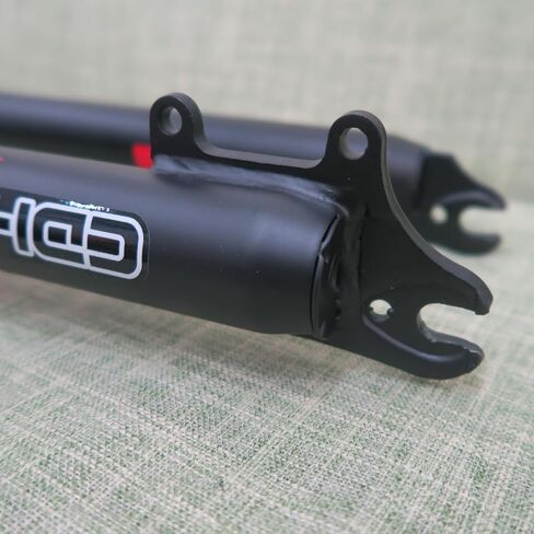 CDHPOWER 29" Suspension Fork 1" Threaded 25.4mm Straight Tube Double Shoulder Triple Tree, Disc Brake, Black, in Saudi Arabia