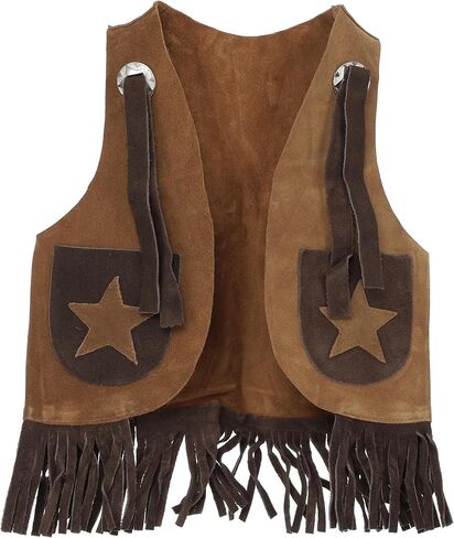 Showman Kid's Mustang Bay Chaps & Vest w/Star Design in Saudi Arabia