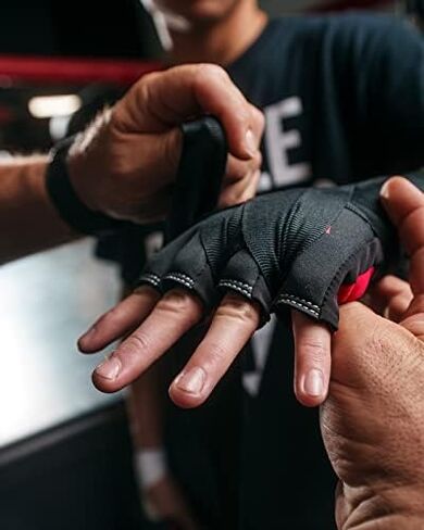 Title Gel Iron Fist Slip-On Knuckle Shields 2.0 - Boxing Wraps, Boxing Quick Wraps, Boxing Hand Wraps, Hand Wraps for Boxing Gloves, MMA Gloves Men, Wrist Wraps, Boxing Knuckle Protection in Kuwait