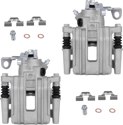 SCITOO 19B2575 19B2574 Rear Left & Right Disc Brake Calipers Assembly w/Bracket For Audi For TT Quattro 2000-2006,For Volkswagen For Jetta 2000-2005 2008-2009,For Volkswagen For Jetta City 2007-2009 in Saudi Arabia