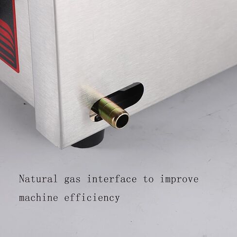Commercial Gas Pasta Cooker, 6 Holes Noodle Cooking Machine, Stainless Steel Pasta Cooking Device, Adjustable Temperature in Saudi Arabia