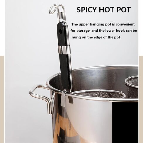 Noodle Cooker Commercial Pasta Cooker 5 Holes with Filters - Manual Cooking Machine for Kitchen Roadside Stalls - Stainless Steel Pasta Cooking Tool in Saudi Arabia