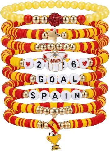 Soccer Bracelet for World Cup Sports Events Sports Game Team Coach International Match in Saudi Arabia