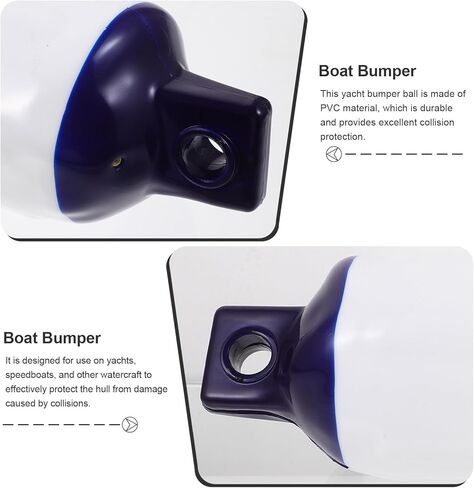 Kisangel Boat Docking Bumper Inflatable PVC Protective Ball Thickened Blue for Yacht Docking Protection Pad for Water Sports in Saudi Arabia