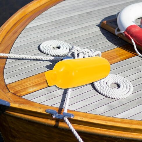 Yacht Inflatable Boat Bumper PVC Protective Ball Thickened Yellow Docking Buffer for Kayak and Large Boats Wave Shock-Absorbing Docking Equipment in Saudi Arabia