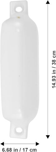 Luxshiny Inflatable Boat Bumper Yacht Docking Protector PVC Thickened Cushion Ball 11cm Diameter X 40cm Length White for Kayak and Small Boats Docking Safety in Saudi Arabia