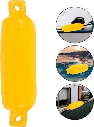 BESPORTBLE Boat Docking Bumper Inflatable PVC Buffer Thickened Yellow Protective Ball for Yachts and Kayaks Docking Equipment Large Boat Bumpers for Marine Use in Saudi Arabia