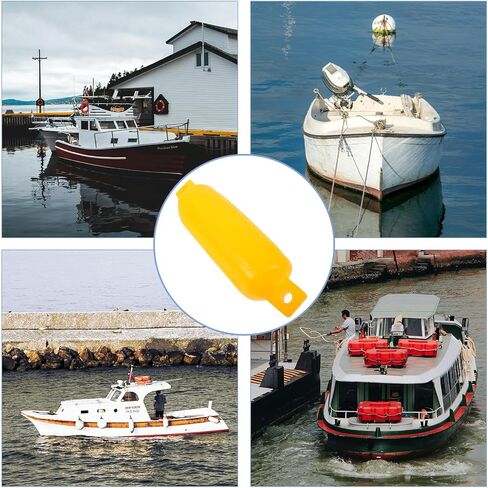 BESPORTBLE Boat Docking Bumper Inflatable PVC Buffer Thickened Yellow Protective Ball for Yachts and Kayaks Docking Equipment Large Boat Bumpers for Marine Use in Saudi Arabia