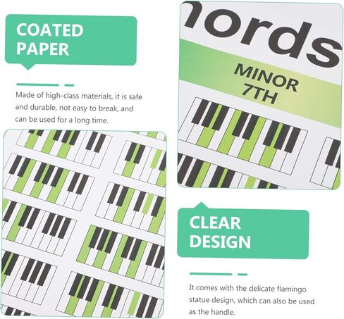 Piano Chord Chart Poster Practical Reference Guide for Beginners Easy Learning Tool for Music Theory Present for Piano Enthusiasts Educational Wall Art for Students in Saudi Arabia
